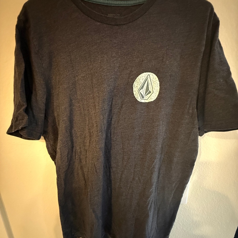 Volcom Black Short Sleeve Tee Classic Casual Shirt